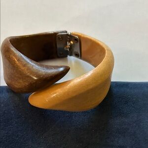 Two-Tone Wooden Bracelet